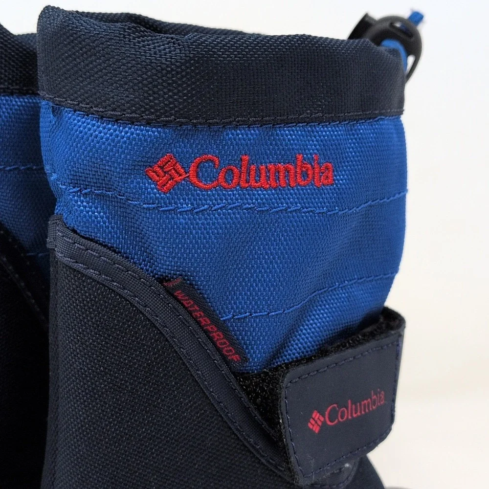 Columbia Powderbug Waterproof Insulated Toddler Snow Boots Blue/Black Size 4
